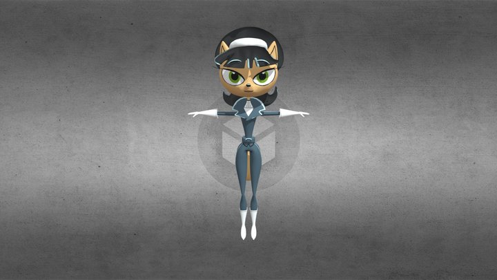 T.U.F.F Puppy - Kitty Katswell 3D Model