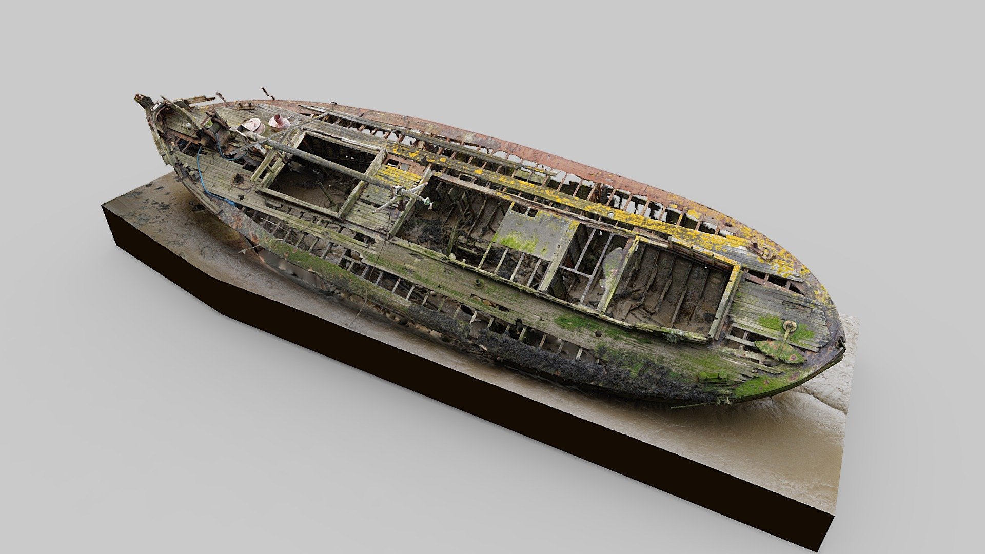 Greenhithe Barge Wreck - Download Free 3D model by artfletch [b7f04a5 ...