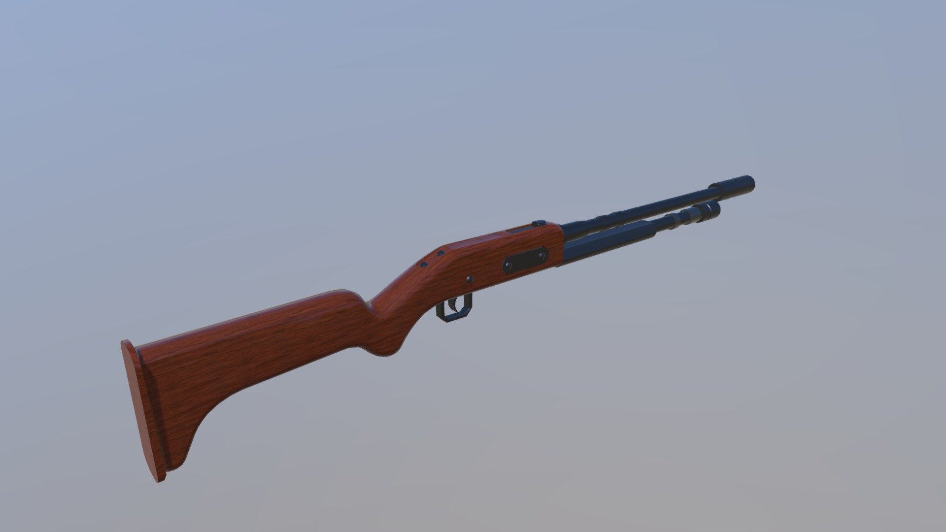 Gun - 3D model by Vigneshwar (@rikki23) [b7f0b50] - Sketchfab
