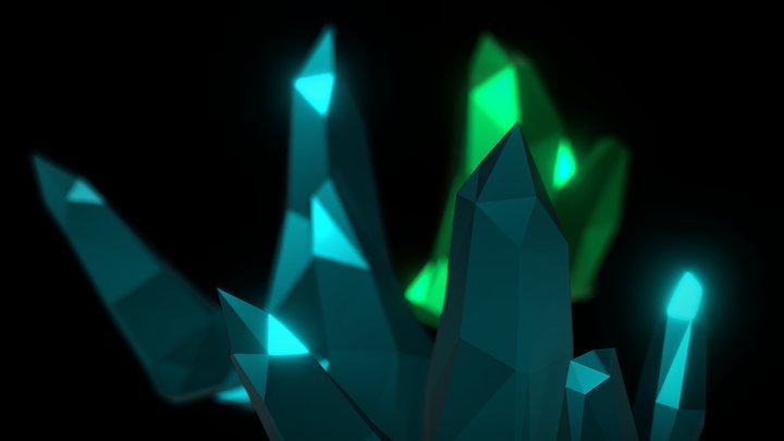 Crystal Clear 3D Model