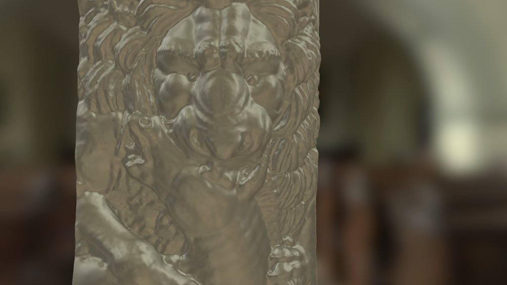 Lion Sculpture - Printable version