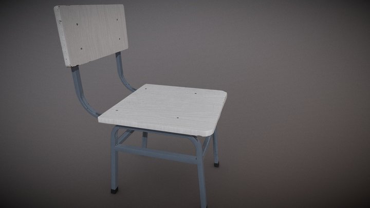 Student's Chair 3D Model