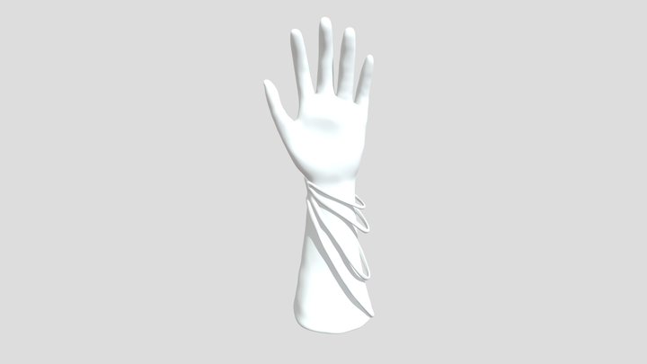 3D Model of Stylized Glove 3D Model
