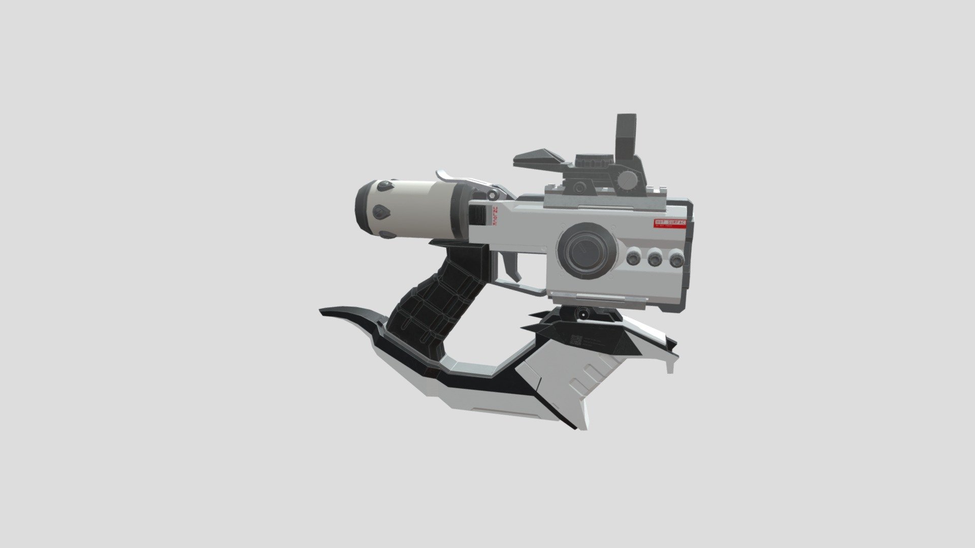 Nasa-punk pistol - 3D model by lolruss [b7f4c94] - Sketchfab