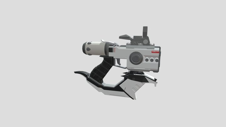 Nasa-punk pistol 3D Model