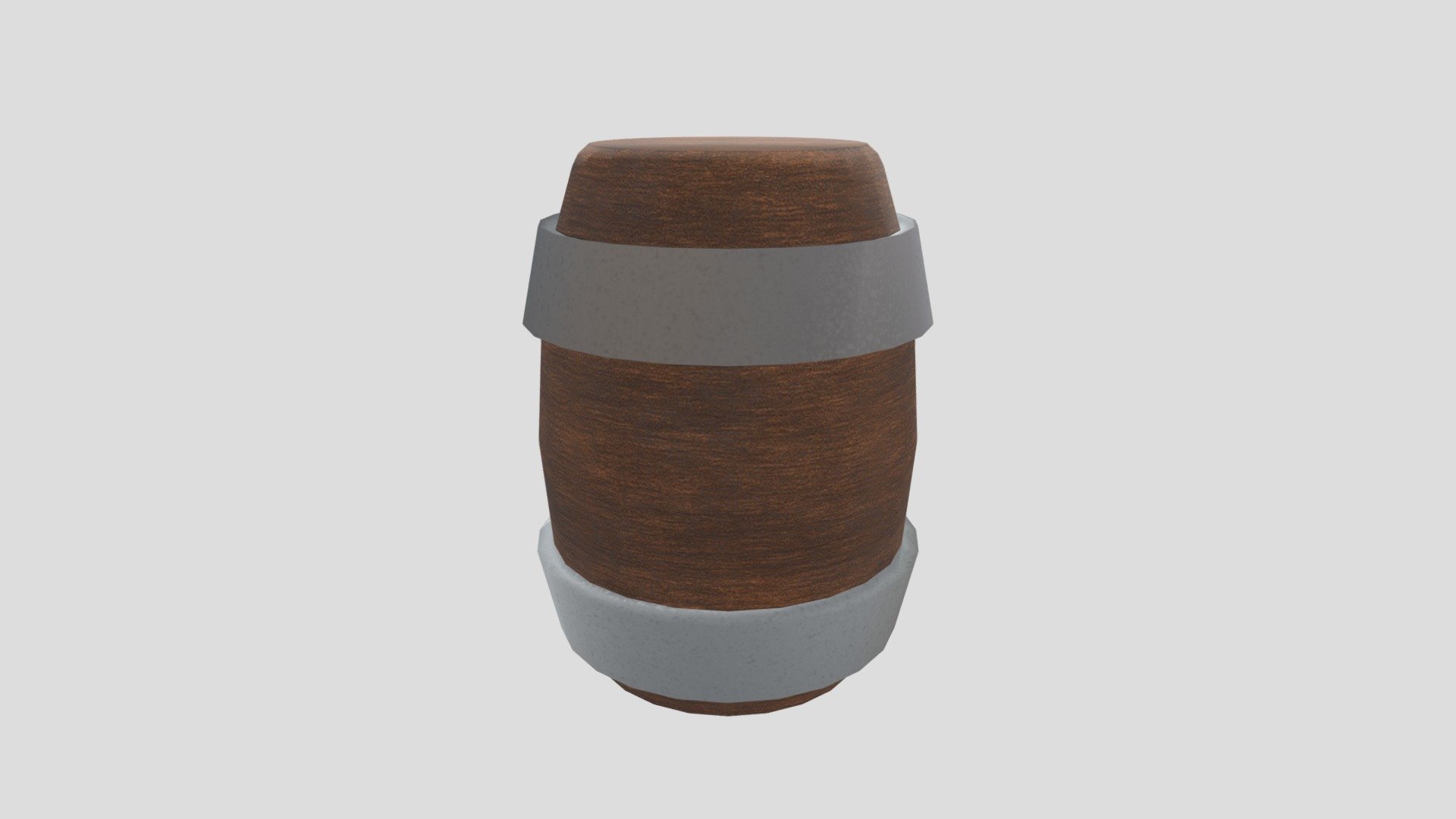 wooden barrel (textured)