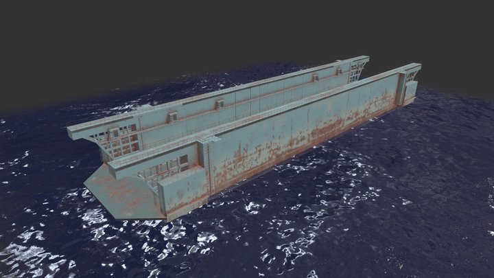 Floating Dock 1 3D Model