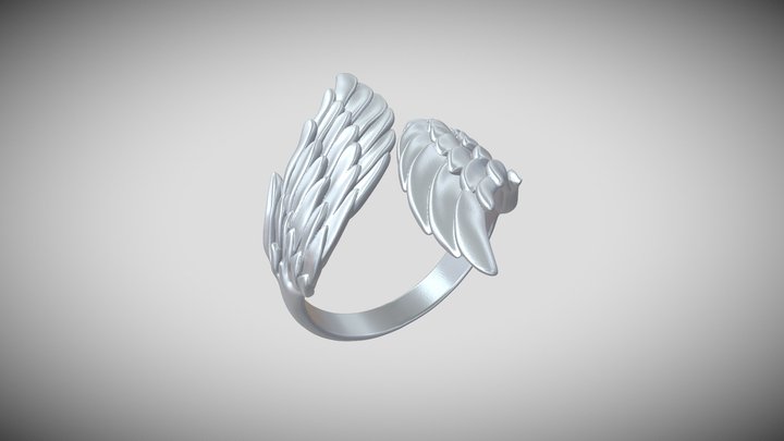 Wings ring 3D Model