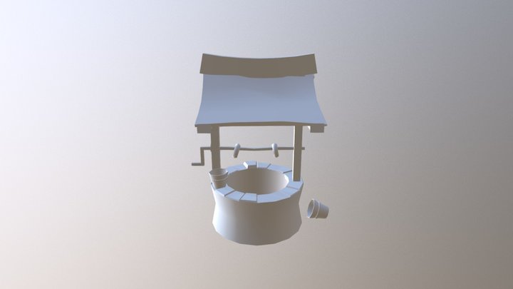 Brunnen Lowpoly 3D Model