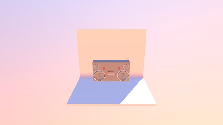 Högtalare2 3D Model