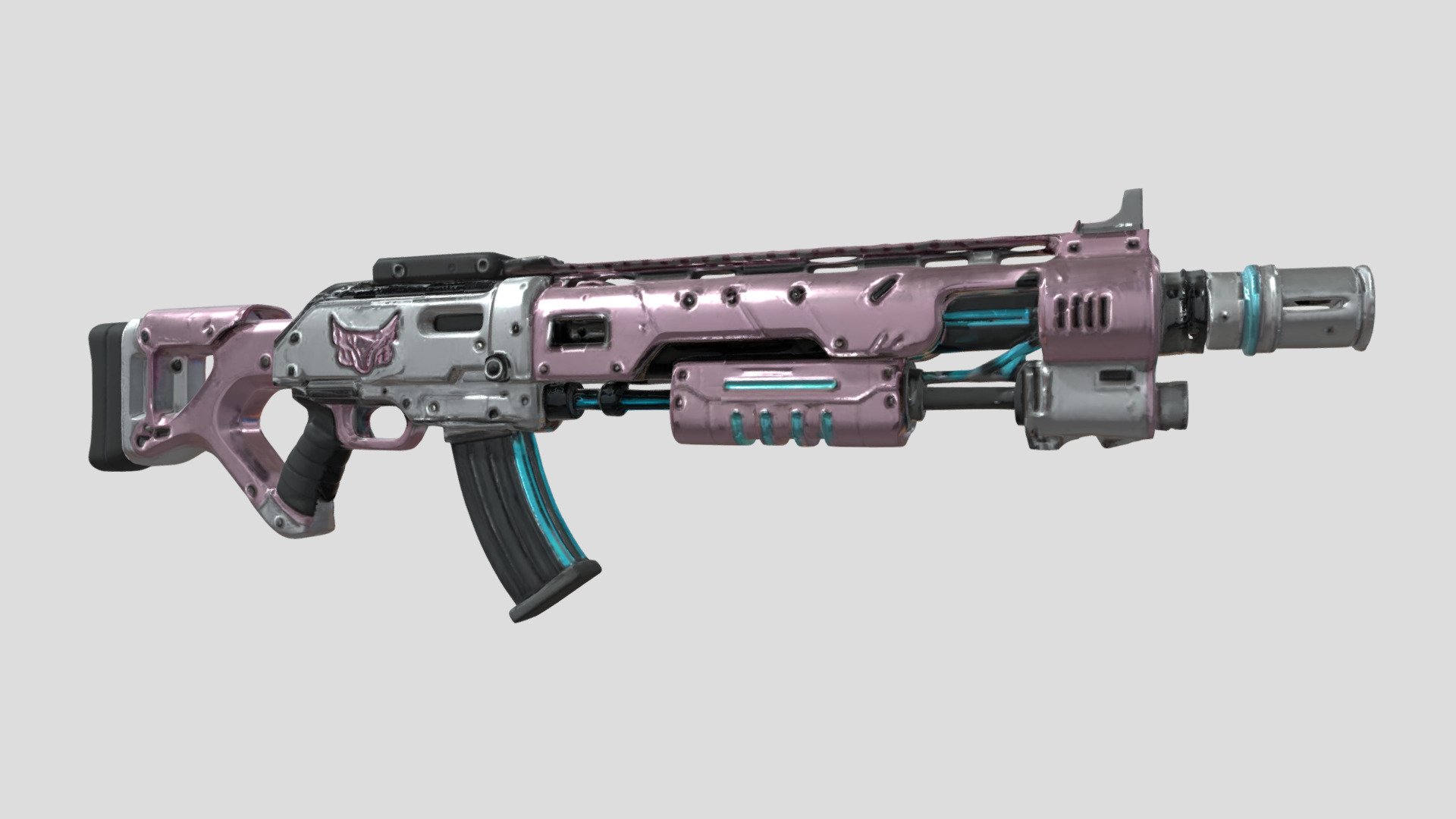 Futuristic+rifle+3d+modela - 3D model by siu (@mau.gana.rekt) [b7f6d9f ...