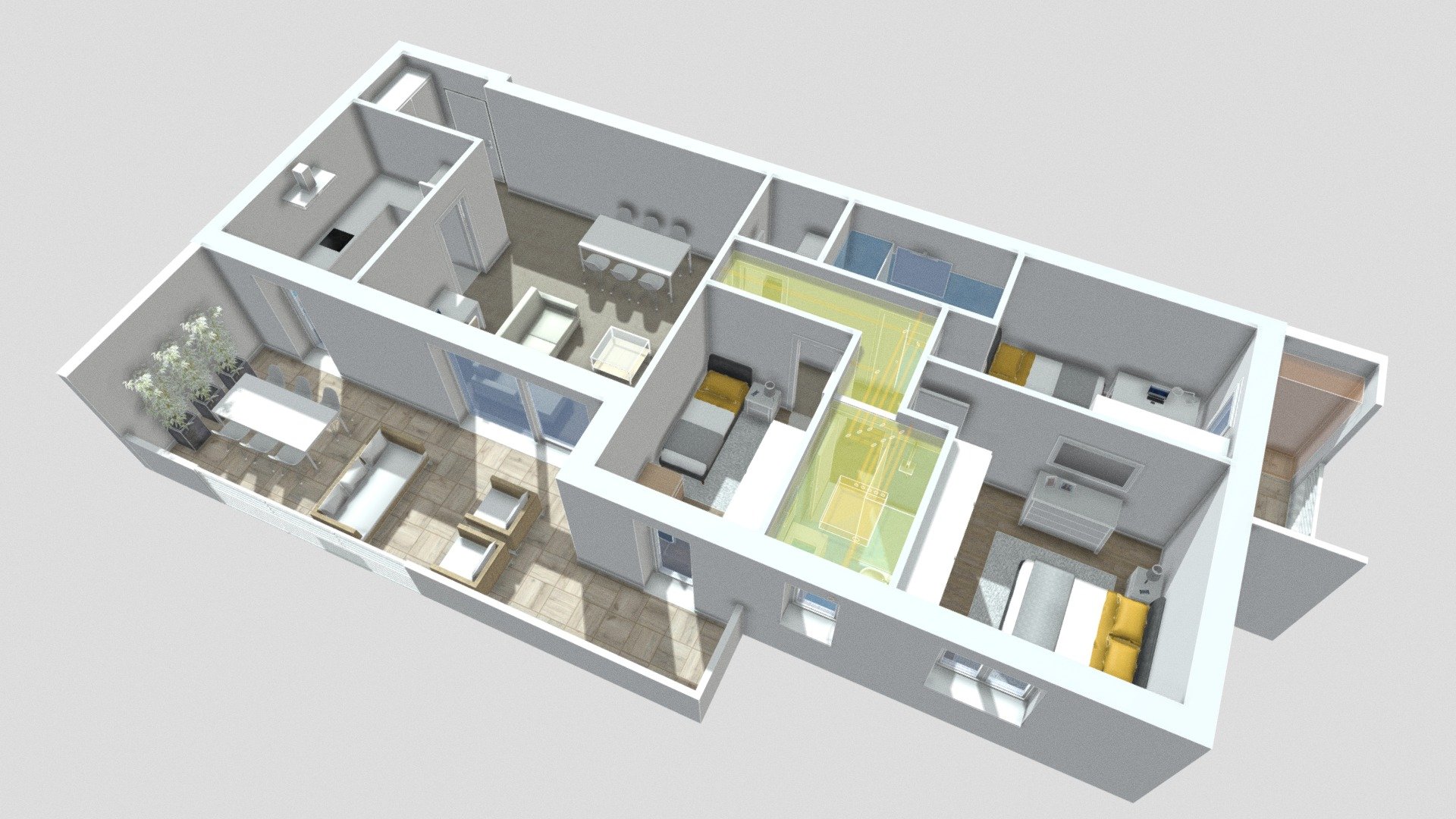 Singola unità immobiliare — Sketchfab embed 3D viewer