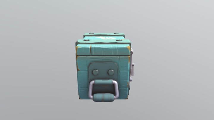 FAN ART Boom Beach: Frontlines - Common Chest 3D Model