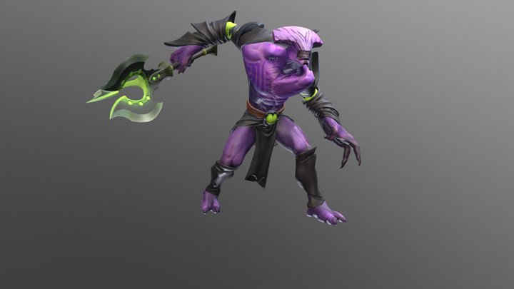 Faceless Void_Dota2 3D Model