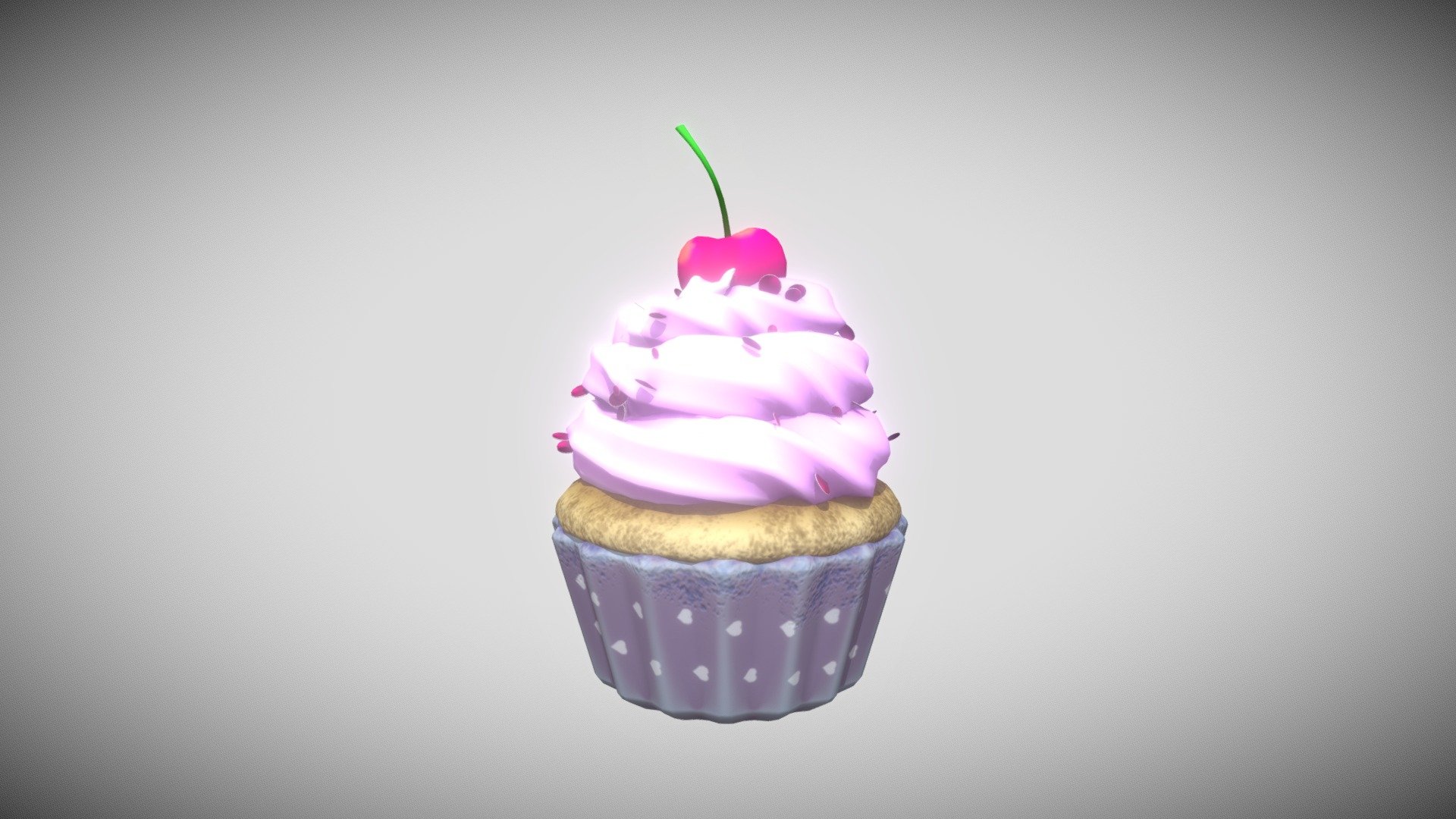 Cupcake - 3D model by lbgegax [b7f881c] - Sketchfab