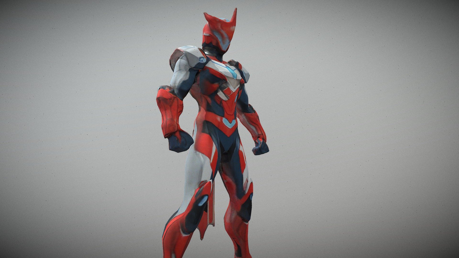 Mecha Red Ranger - Download Free 3D model by brilianivann [b7f8f97 ...