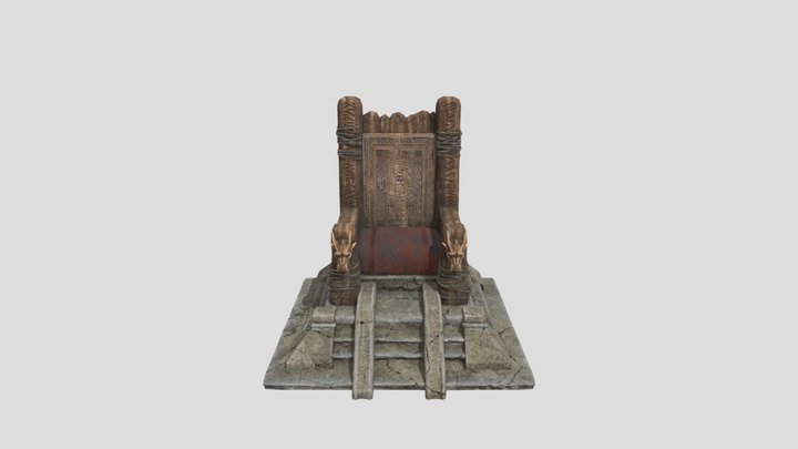 Throne 3D Model