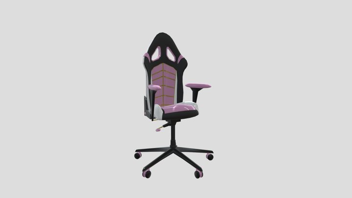 Realistic Custom Gaming Chair 3D Model