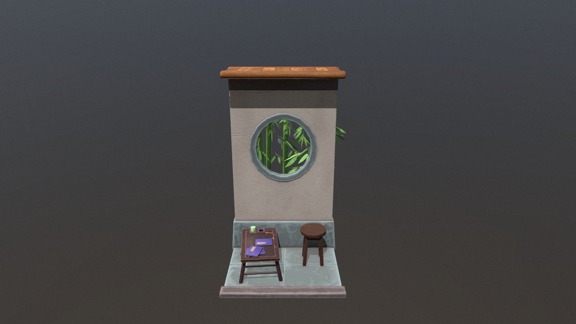 Stylized scene