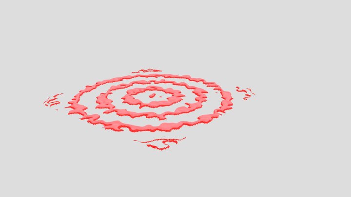 red vfx (it will glow in blender) 3D Model