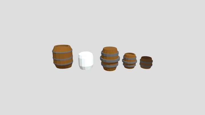 barrels 3D Model
