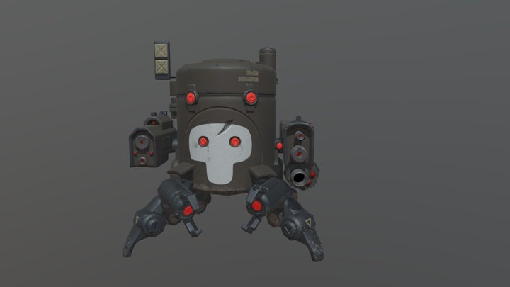 DraftPunk2 Kaniuga's Robot 3D Model