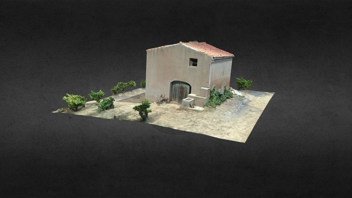 Casot in Le Mas, Ansignan, Fenouillèdes. 3D Model