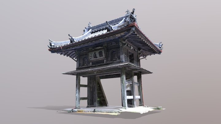 Gate of Shonenji: Weathered Sentinel 3D Model