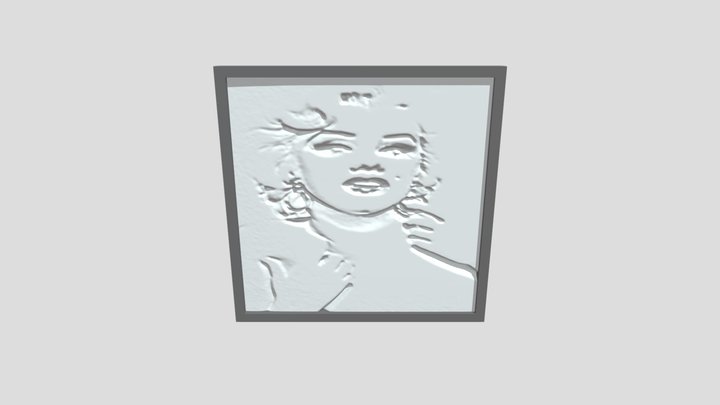 #0001- Marylin Monroe 3D Model