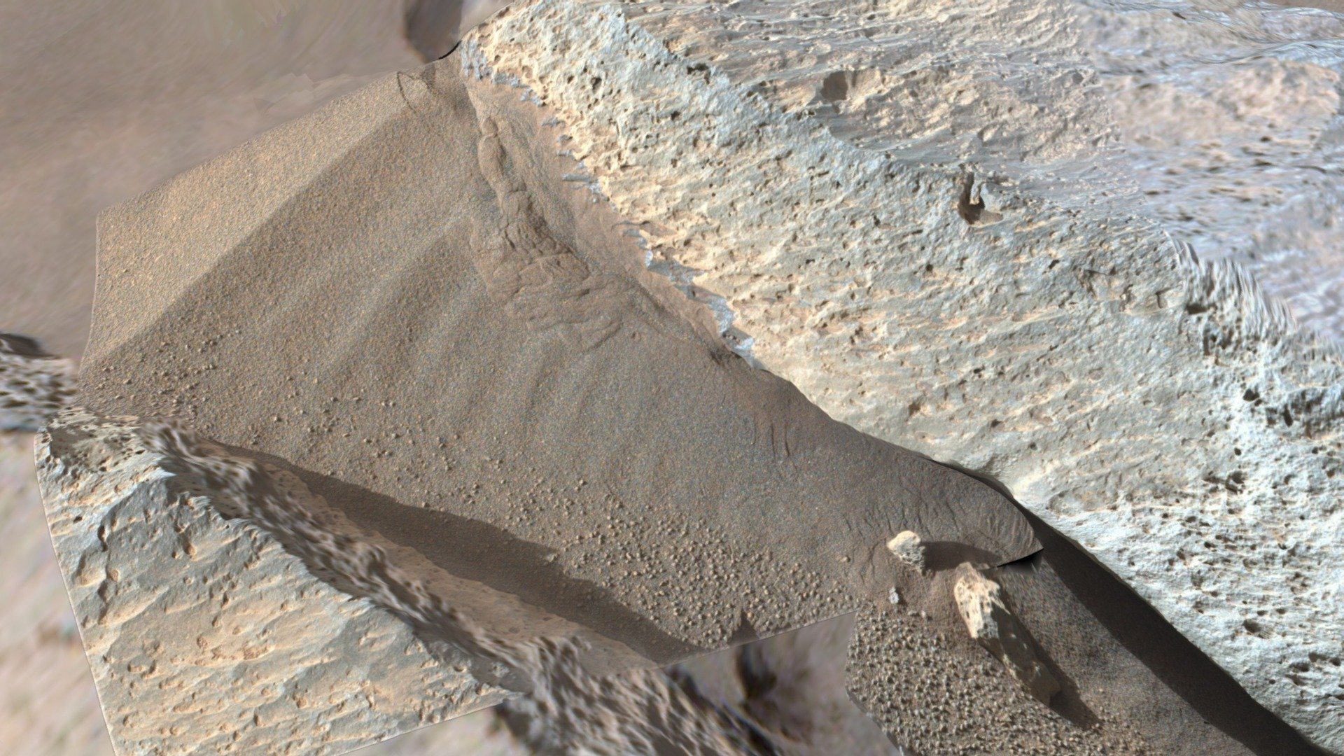 M2020 WATSON -- Rochette post-abrasion, sol 186