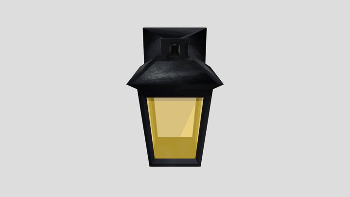 Lamp And hook 3D Model