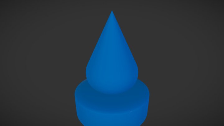 Rain-drop 3D Model