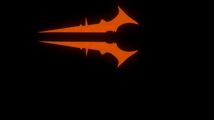Argent energy Sword 3D Model