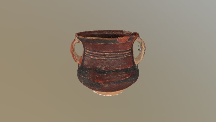 Chinese Neolithic Pot 2 3D Model
