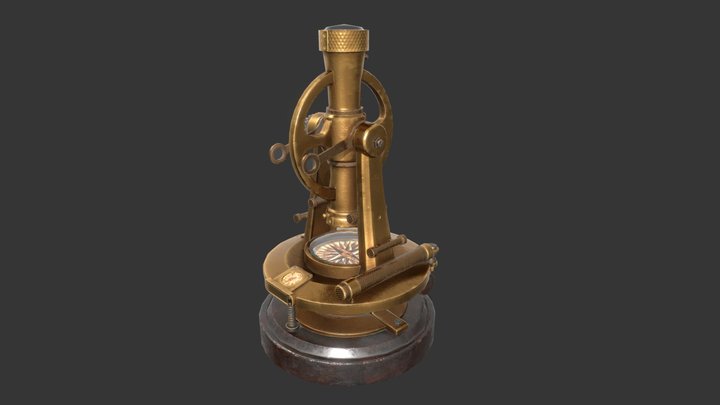 Microscope Astrologique 3D Model