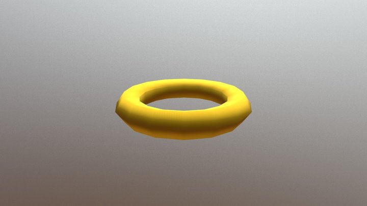 Sonic Mania Special Ring 3D Model
