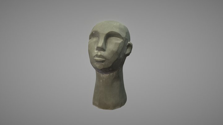 Head Statue Scan 3D Model