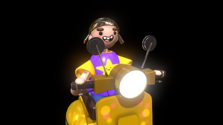Scooter 3D Model