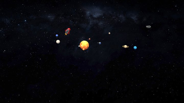 Daylin Sears, SGD 114 - Solar System 3D Model