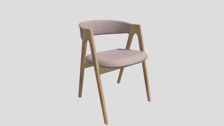 Стулья из массива для кафе, ресторана или бара – Free 3D Model STL
