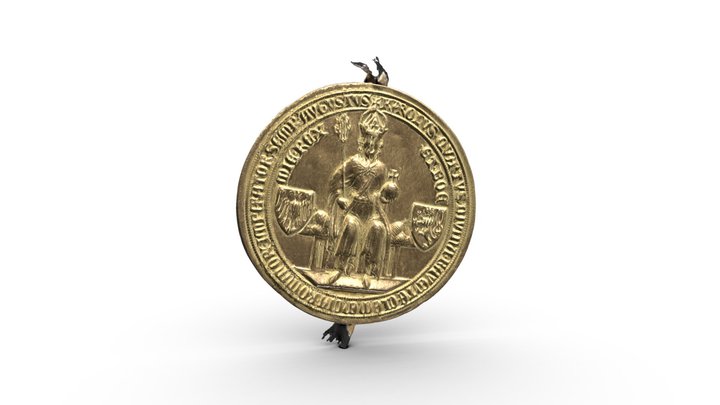 Goldene Bulle (Siegel) 3D Model