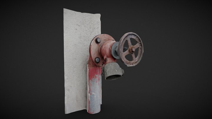 Fire Hydrant Scan 3D Model