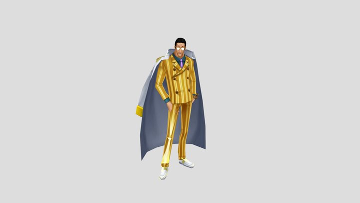 one piece bounty rush kizaru 3D Model