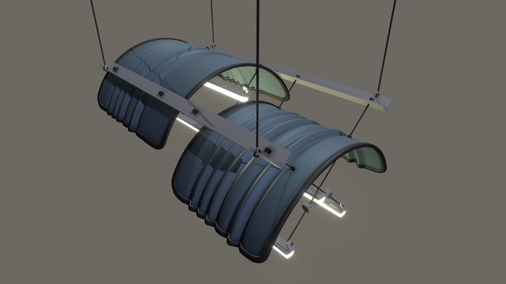 Barrel Light 3D Model