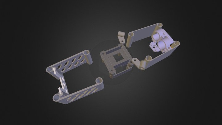 Nemesis Mini-H Frame Add-on Parts 3D Model