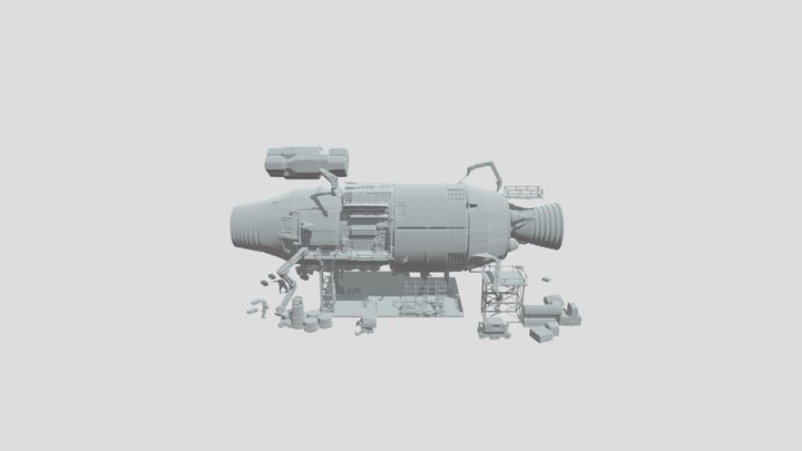 USV TETHYS 3D Model