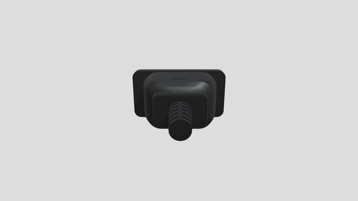 SimpleLowPolyElectricplug 3D Model