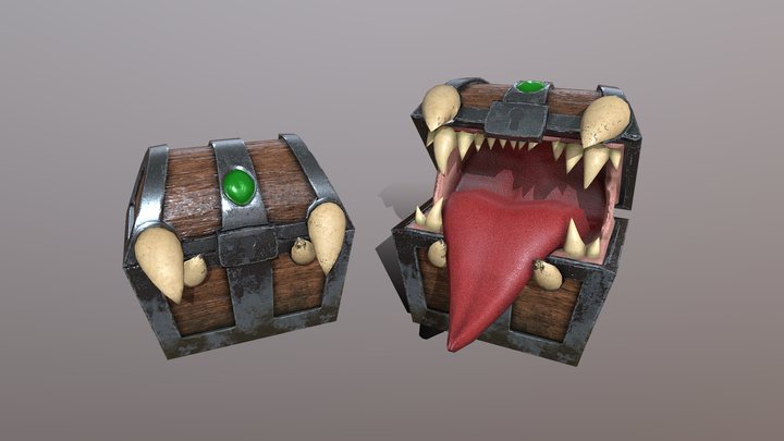 Mimic Chest 3D Model