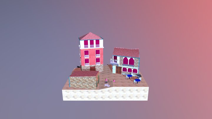 City Scene 3D Model