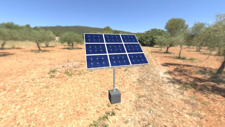 Solarpanel 3D Model